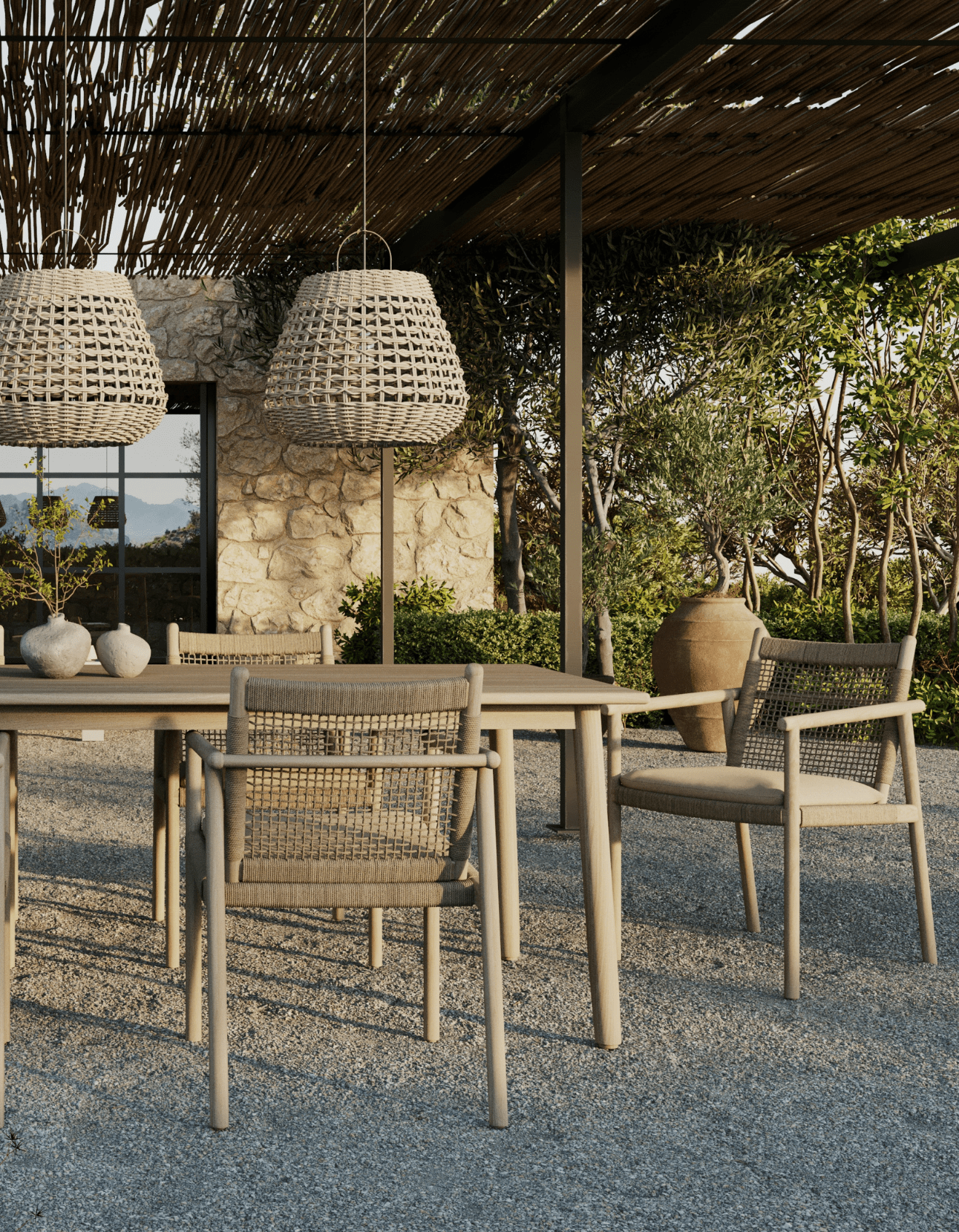 Bicheno Dining Chair - Sissonne Outdoor Dining Chair teak