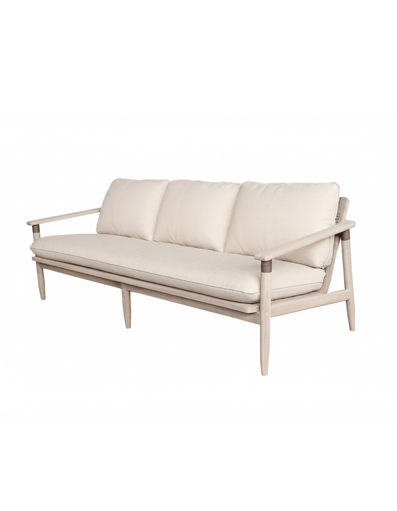 2 x Blueys Sofa & Coffee Table - Sissonne Outdoor Bundle Solid teak and all weather fabric
