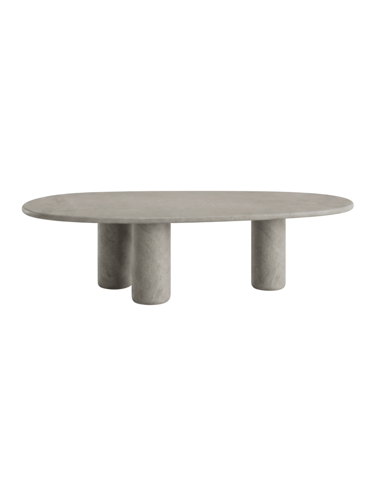 Byron Pebble Dining Table – 280cm – concrete outdoor furniture