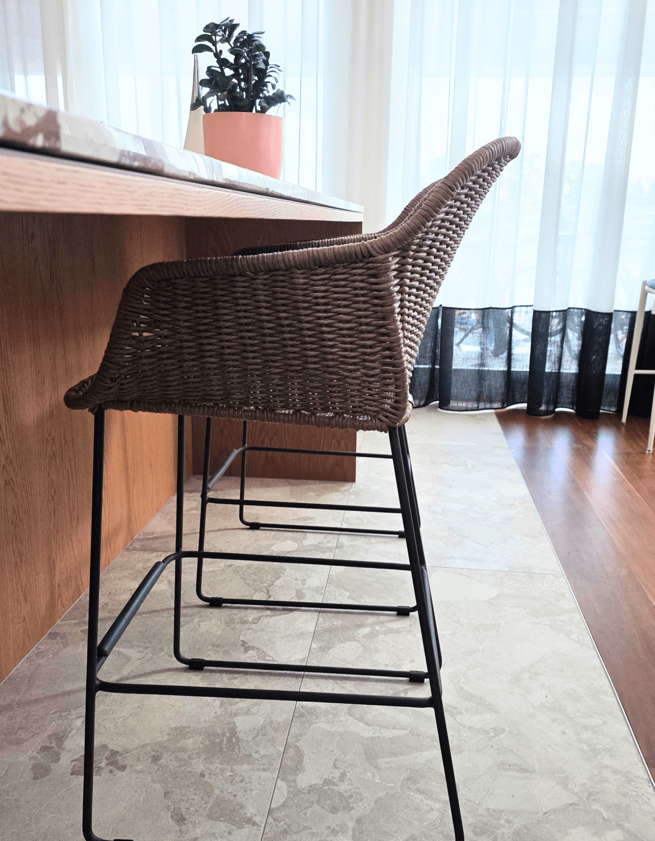 Clareville Counter Stool - Sissonne Outdoor Bar Stool