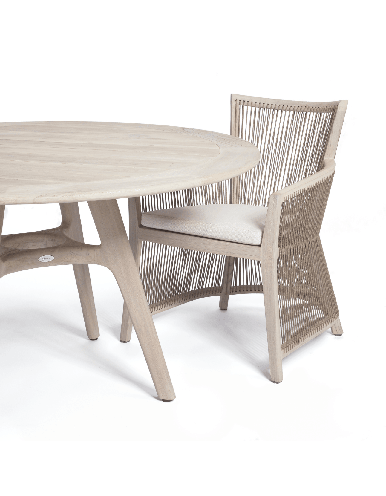 Eden Dining Chair - Sissonne Outdoor Dining Chair teak