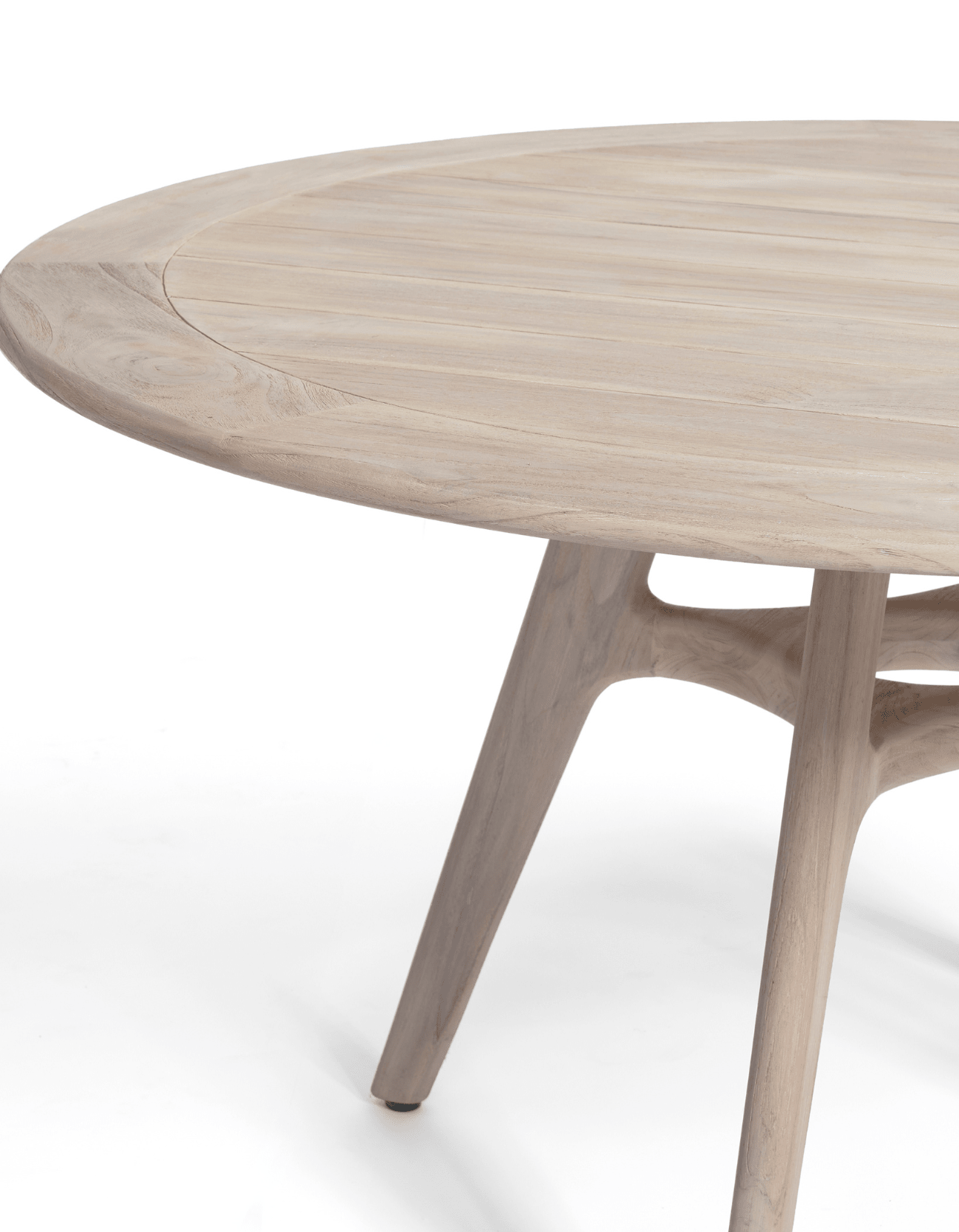 Eden Dining Table (Round) - Sissonne Outdoor Dining Table teak