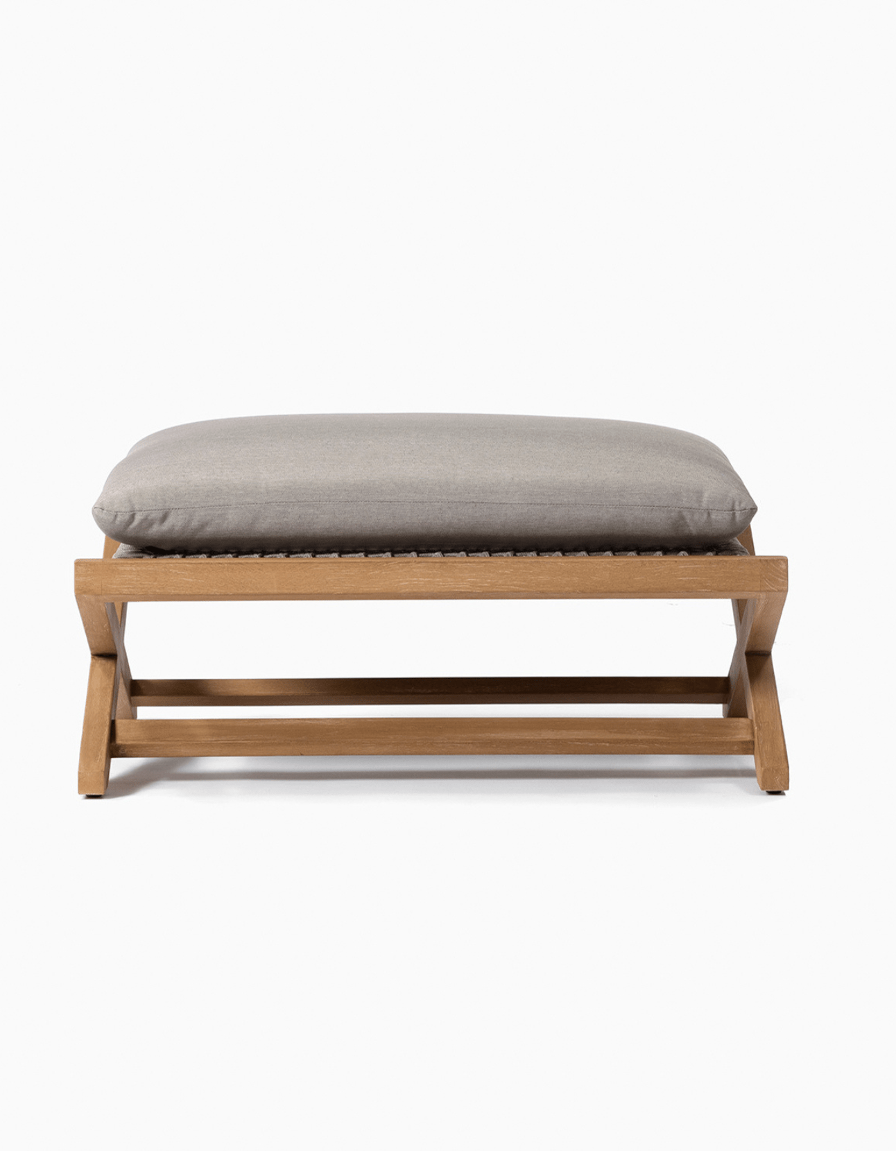 Little Cove Foot Stool - Sissonne Outdoor Foot Stool teak