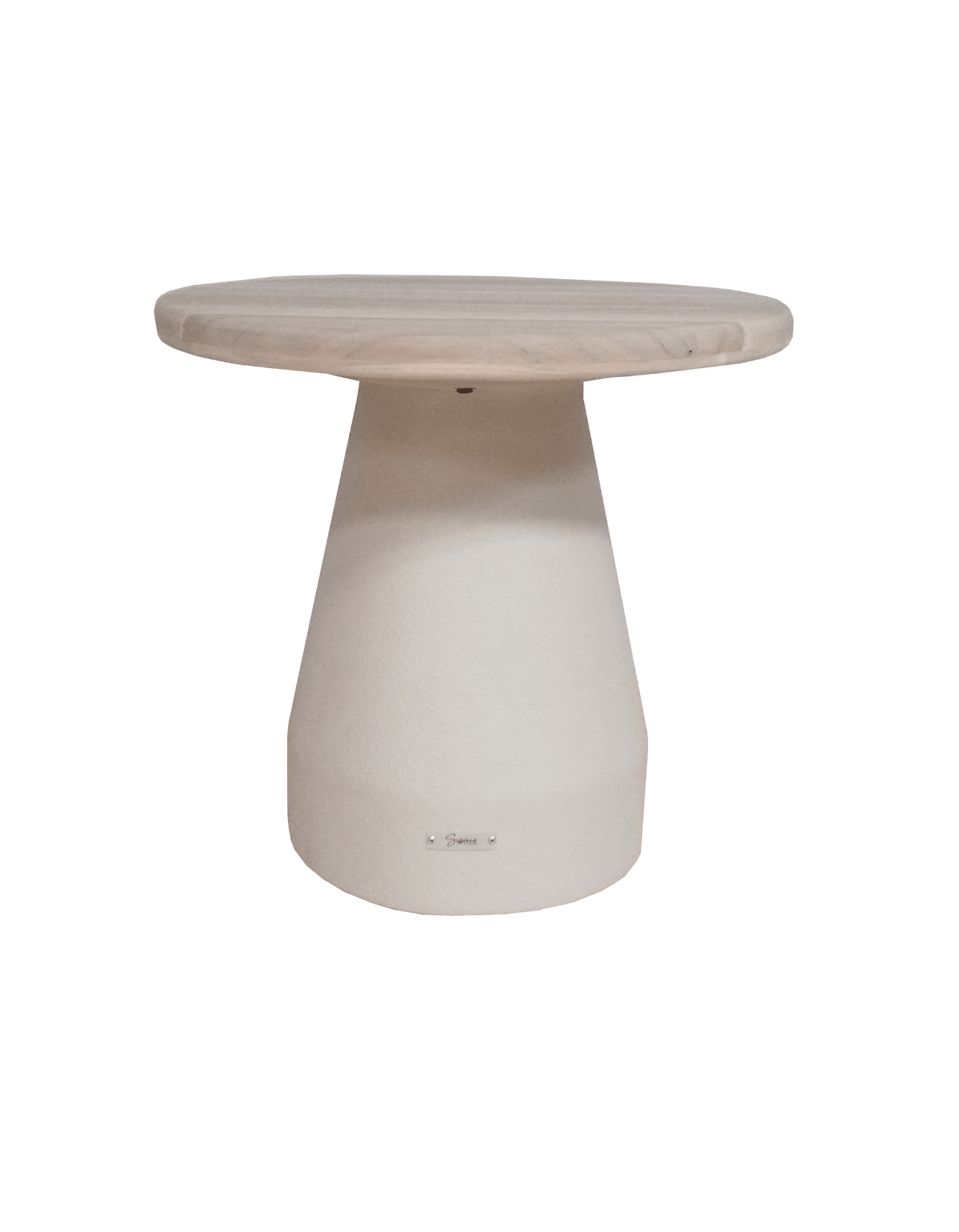 Mollymook Side Table 50 Round - Sissonne Outdoor Side Table Solid Teak