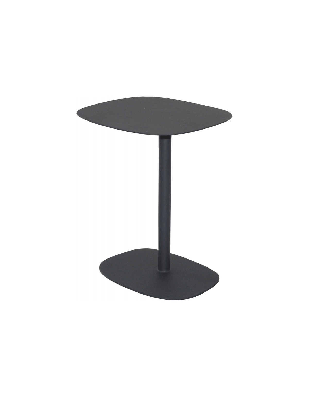 Peregian Side Table in Graphite – powder-coated aluminium outdoor side table