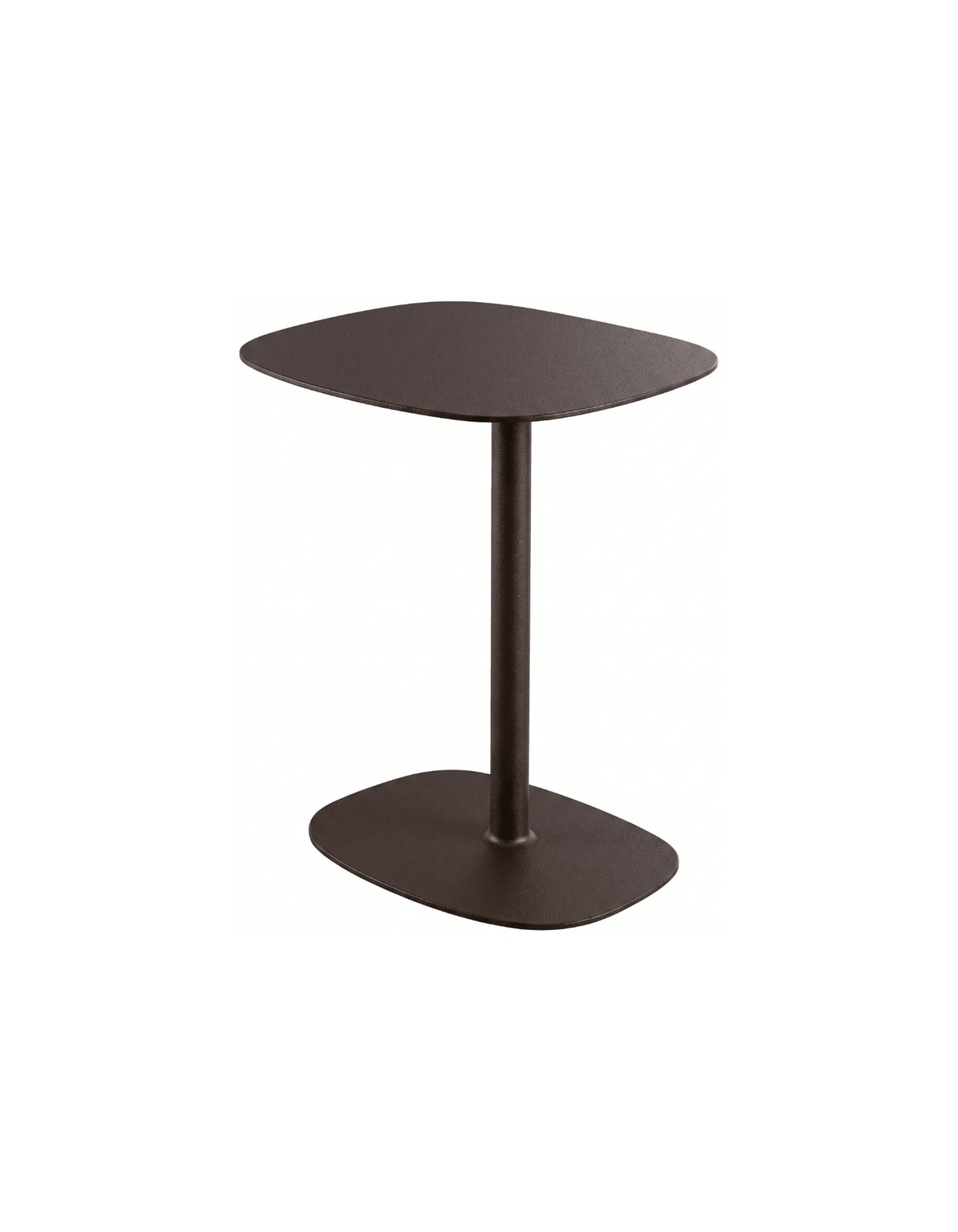 Peregian Side Table in Espresso – powder-coated aluminium outdoor side table