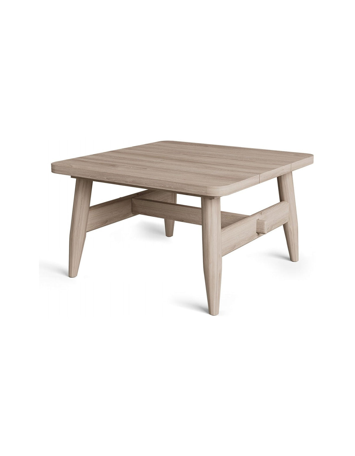 Blueys Side Table 60 x 60cm in Aged Teak – solid teak outdoor side table