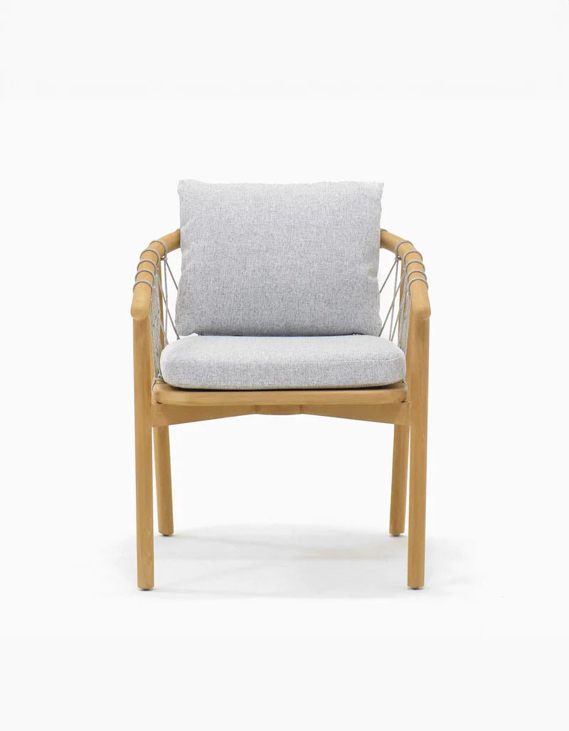 4 Seater Dining Set - Sissonne Outdoor Bundle Solid Teak