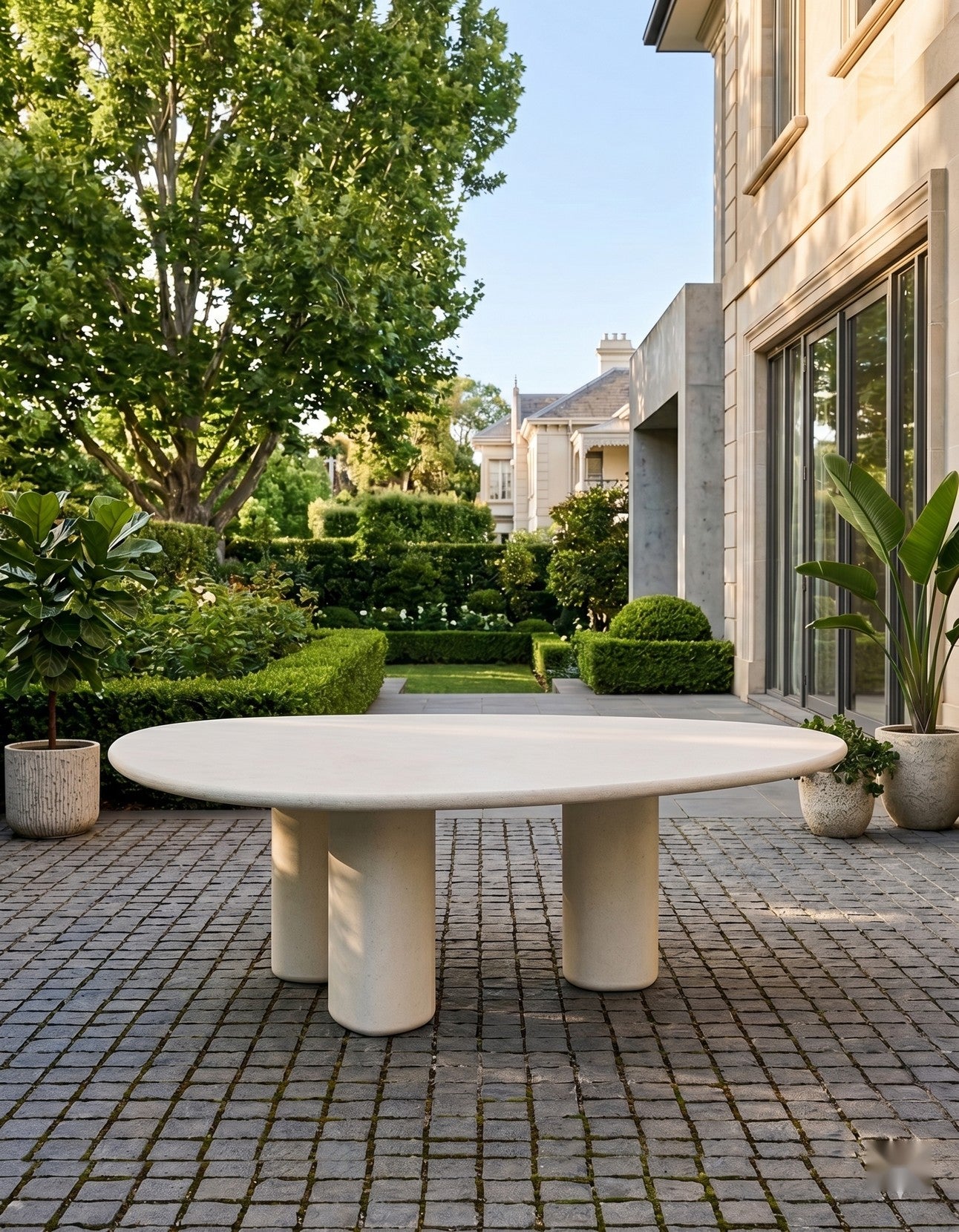Byron Pebble Dining Table – 230cm