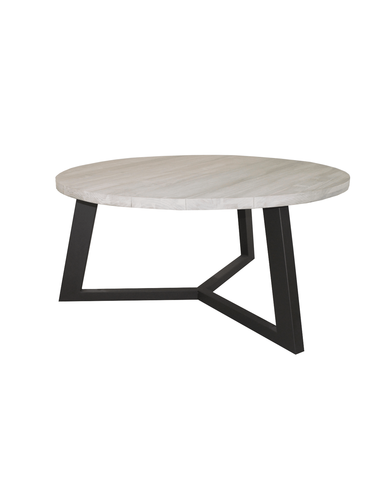 Clareville Round Dining Table 160cm - Sissonne Outdoor Dining Table Solid Teak