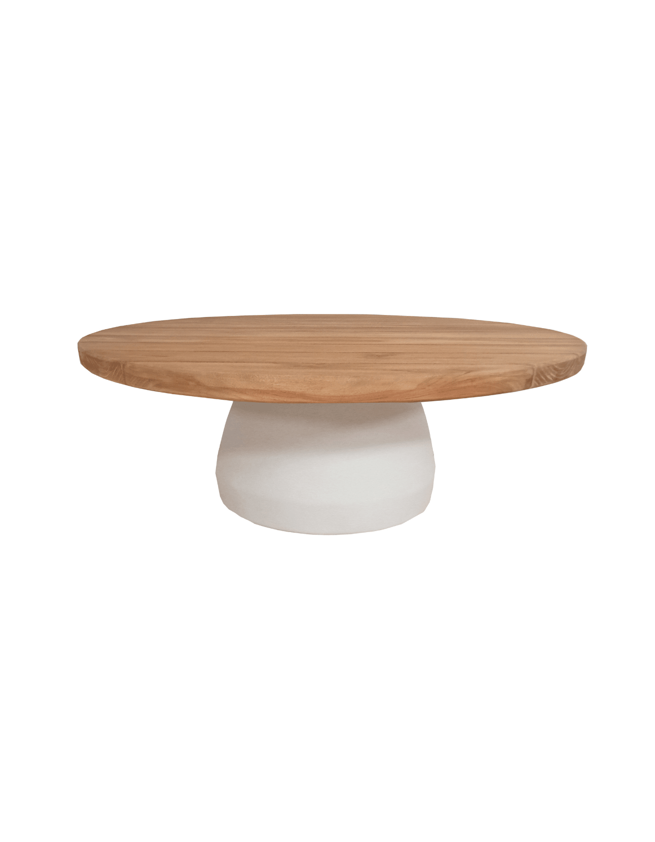 Mollymook Coffee Table 120cm Round - Sissonne Outdoor Coffee Table Solid Teak