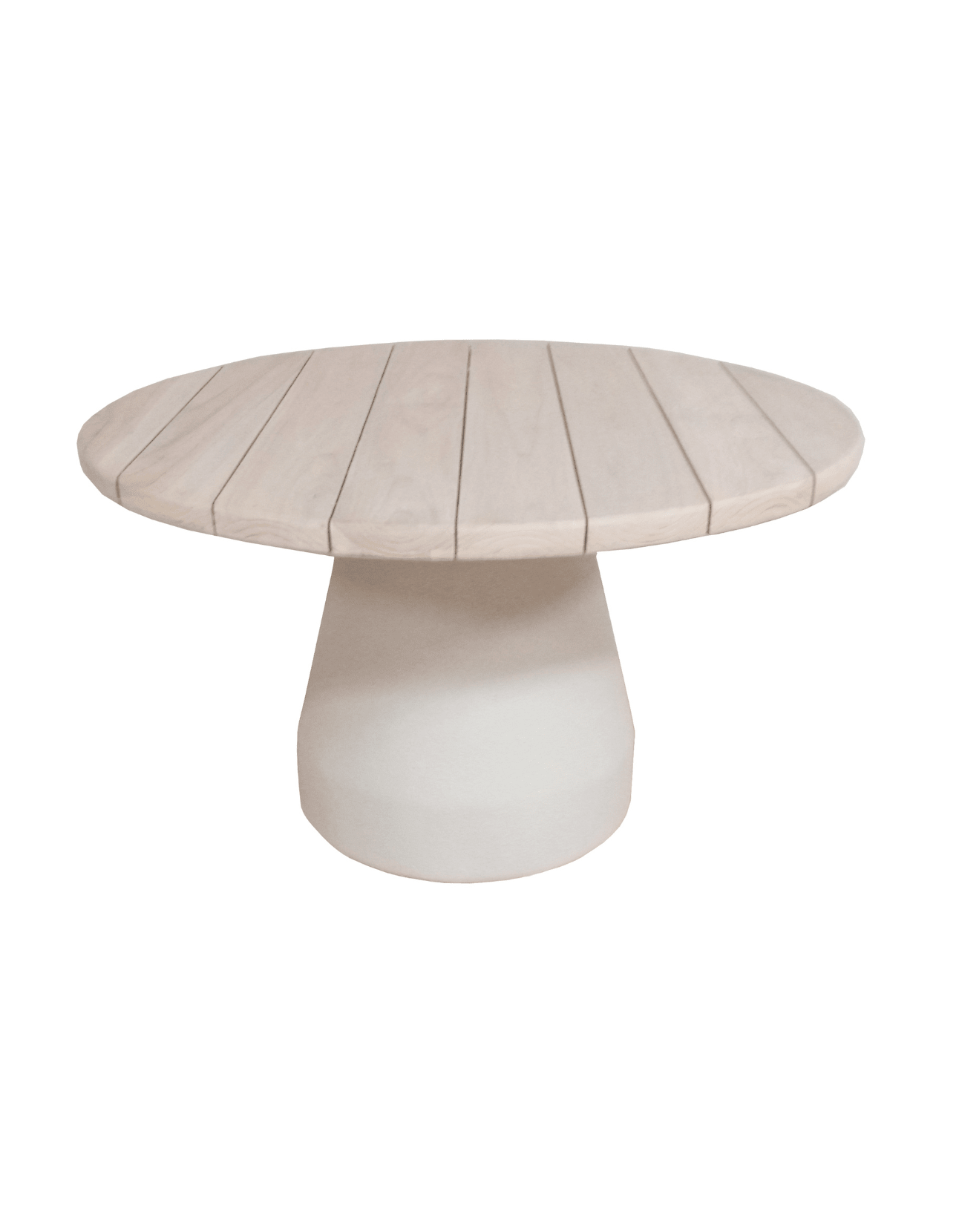 Mollymook Coffee Table 80cm Round - Sissonne Outdoor Coffee Table Solid Teak