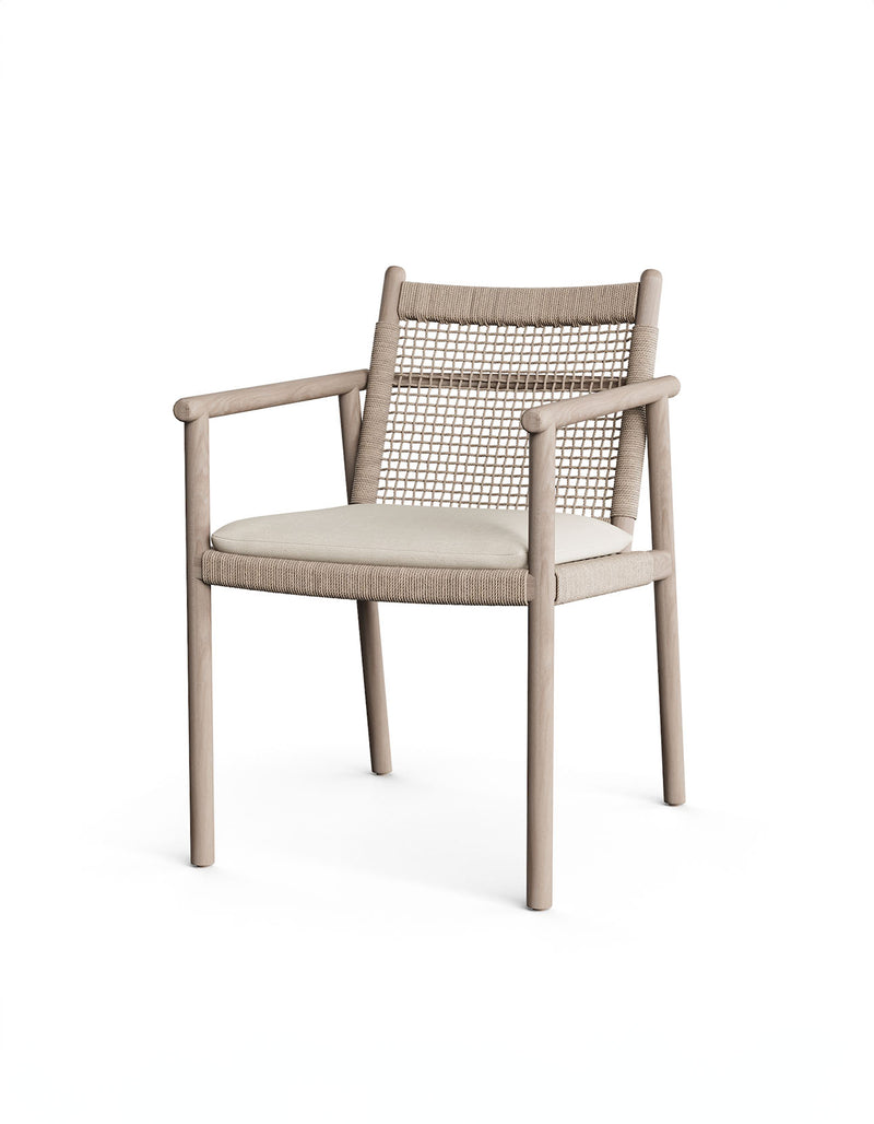 Bicheno Dining Chair - Sissonne Outdoor Dining Chair teak
