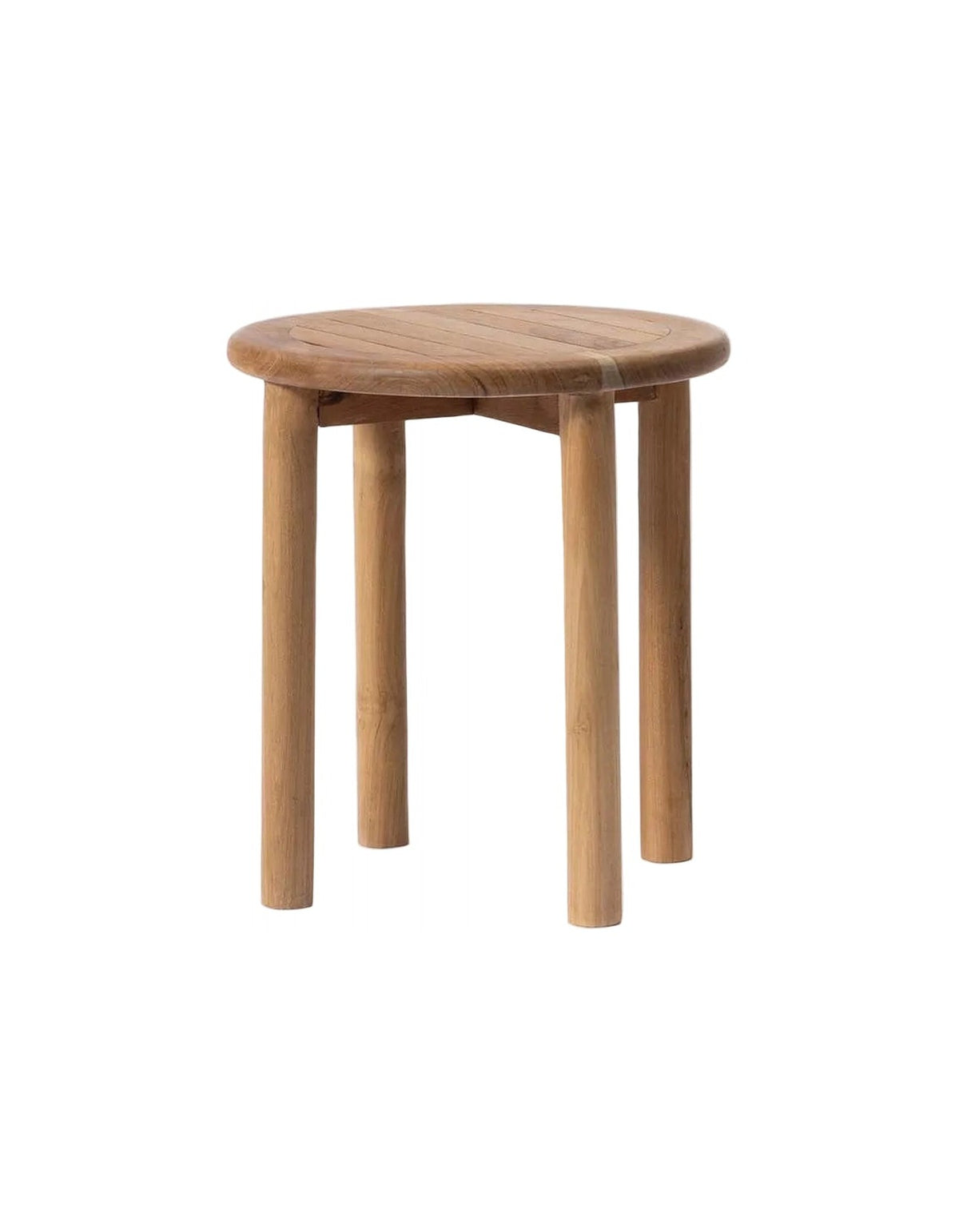 Jan Juc Side Table – round solid teak outdoor side table