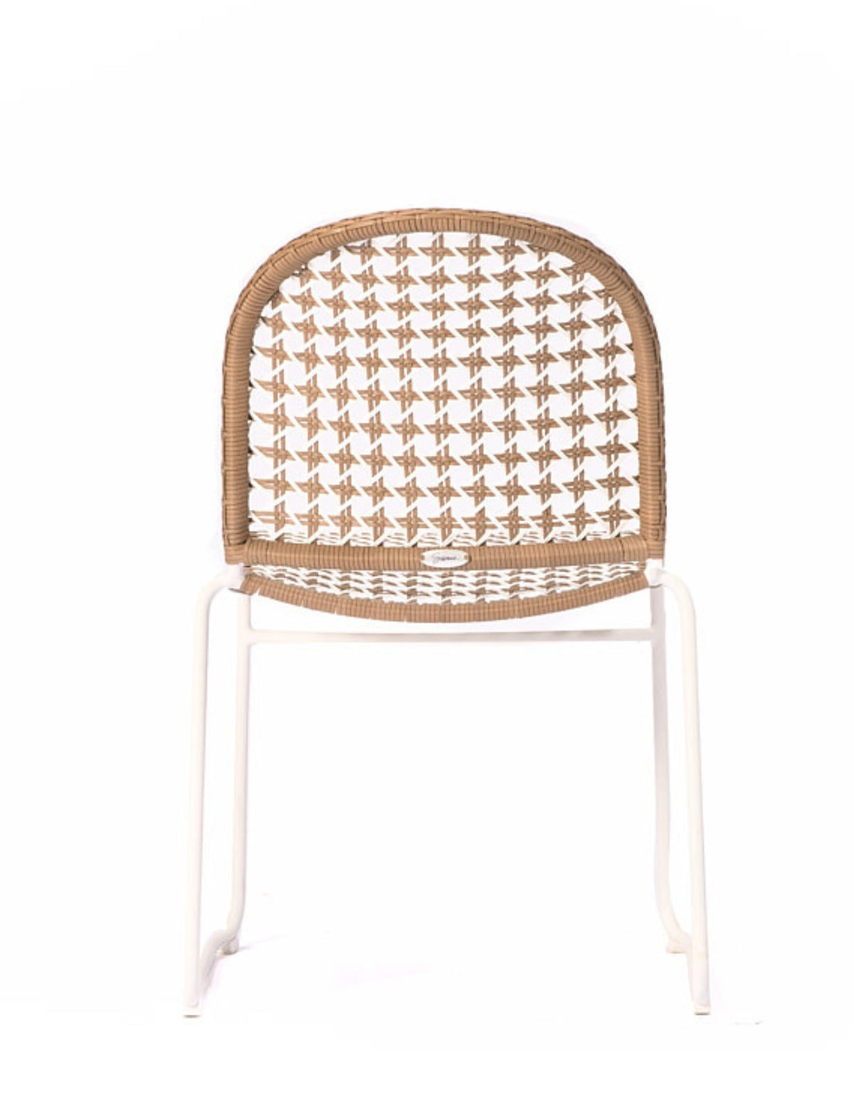 Mollymook Dining Chair in Linen, front view