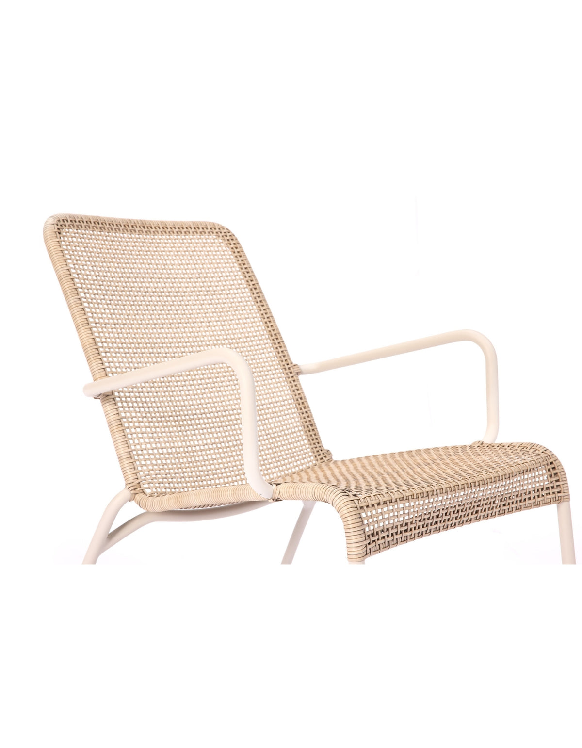 Ningaloo Sunlounge in Linen, angled view